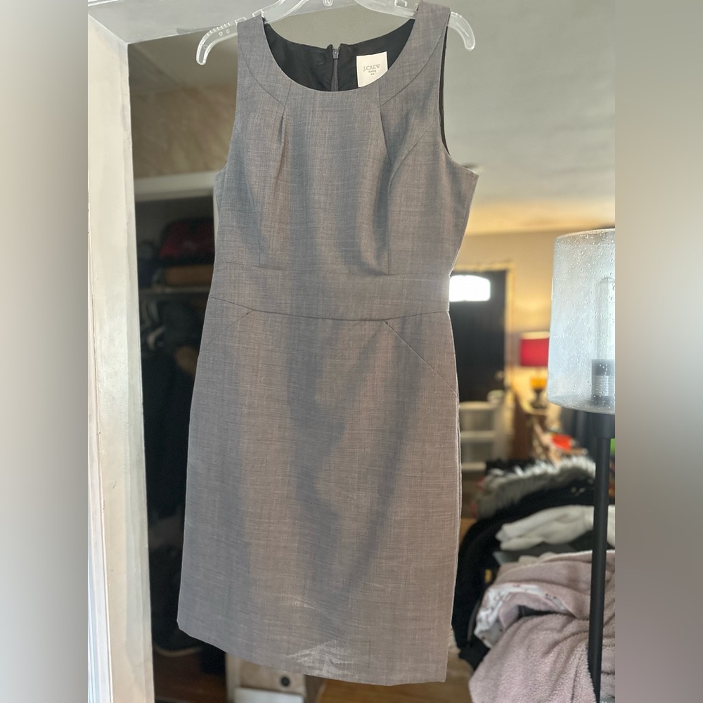 Gray J crew business casual dress